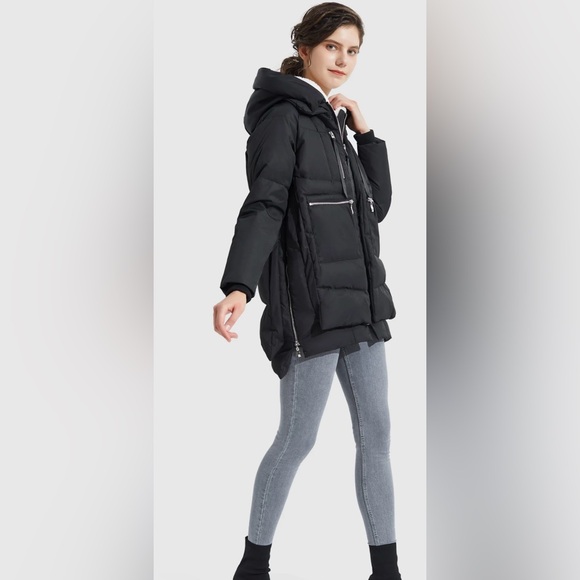 NWT Oralay Women’s Thickened Down Jacket with Hood Size Medium - Picture 5 of 16